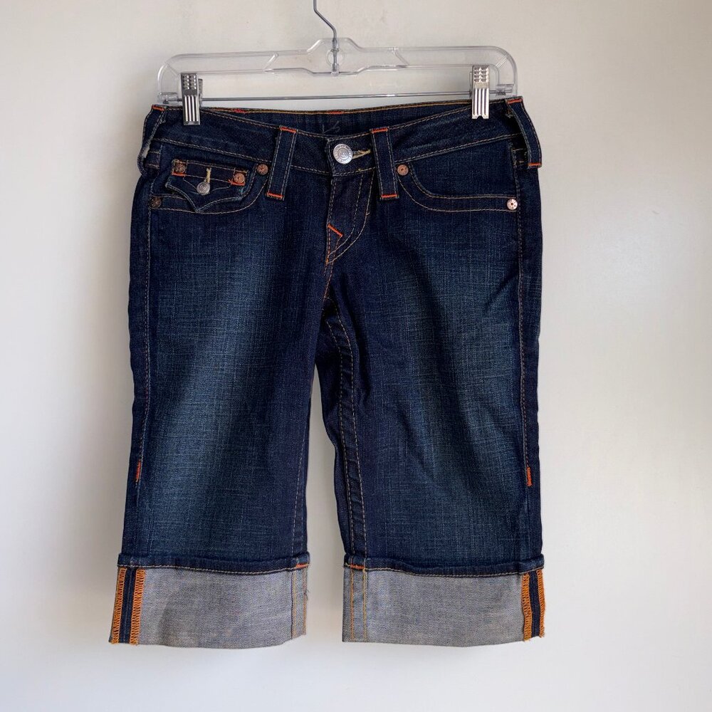 True Religion Jean Shorts Size 24